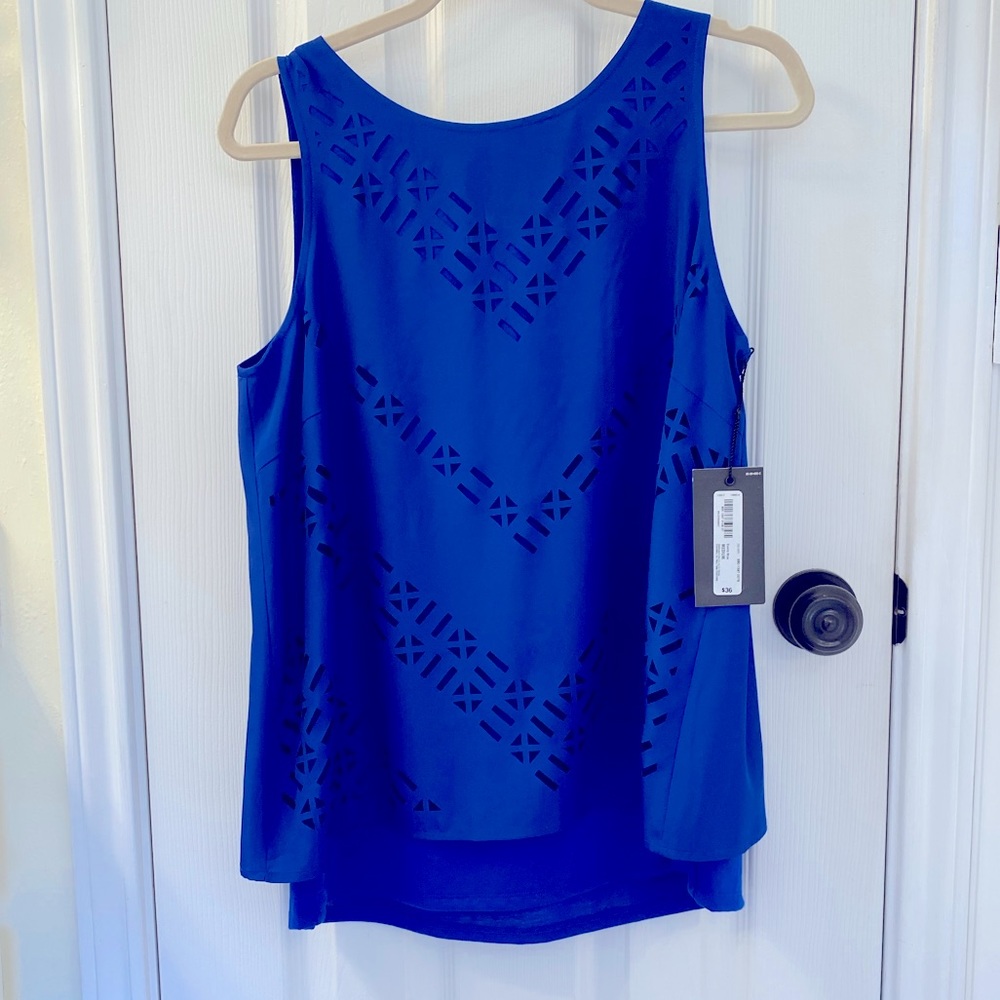 Worthington royal blue Sleeveless blouse
